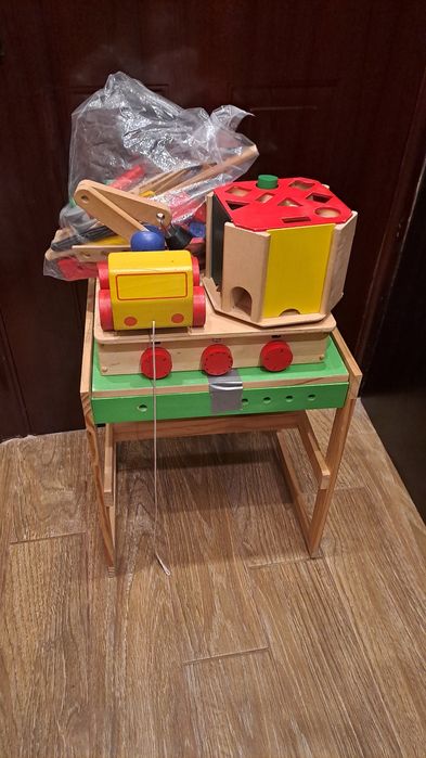 Комплект дървени играчки