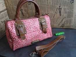 дамска чанта Steve Madden,плетена  кошница,сламена