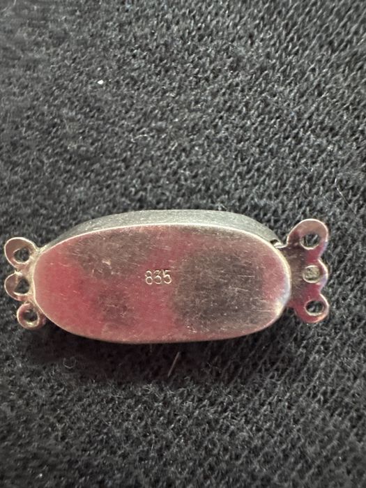 Set doua inchizatori vechi Art Deco din argint 835 dinEuropa 1920-1940