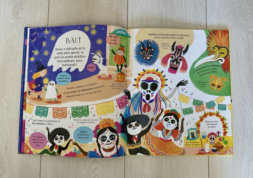 Sărbători din jurul lumii, colecția Usborne, UE Junior, cartonată,Nouă