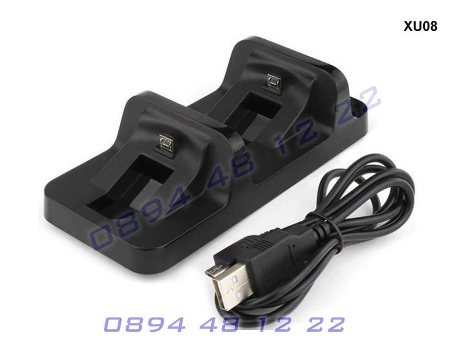 PlayStation 4 PS4 Зарядно Поставка Dock Station Док Докинг Станция ПС4