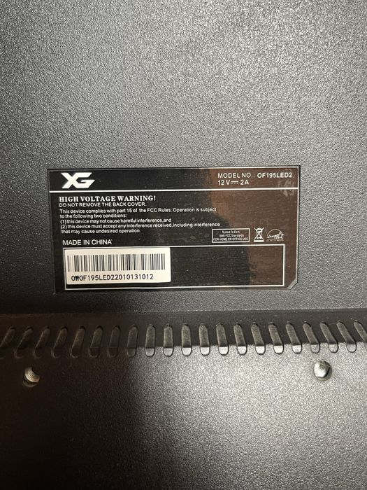Монитор 19.5" X-game OF195LED2 (матовый)