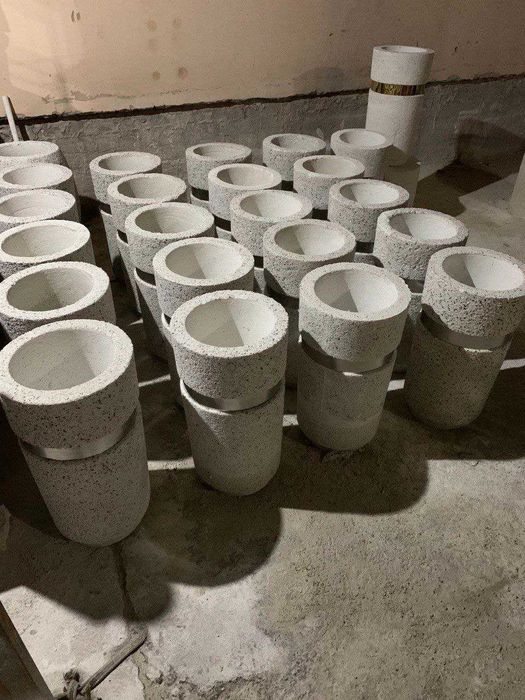 Skameyka urna chiqindi idish axlat idish savat idish kroshkali toshli