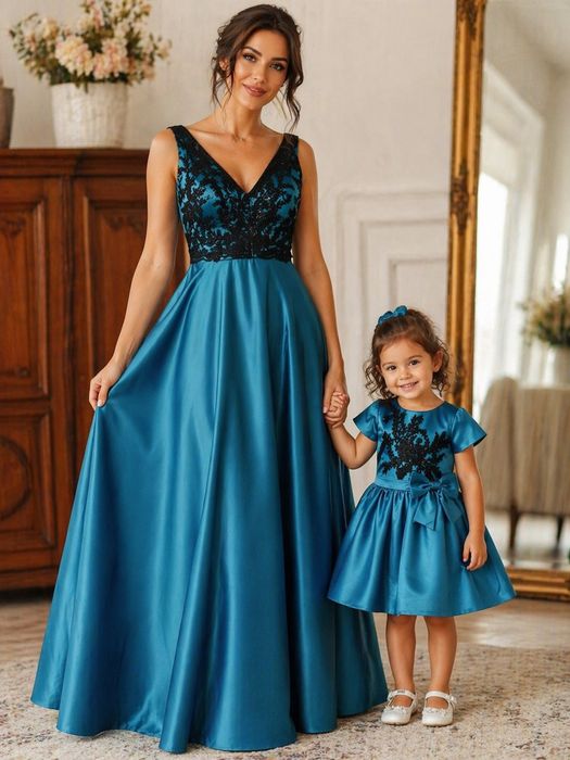 Set rochite mama fiica marime M, marime 2-3ani