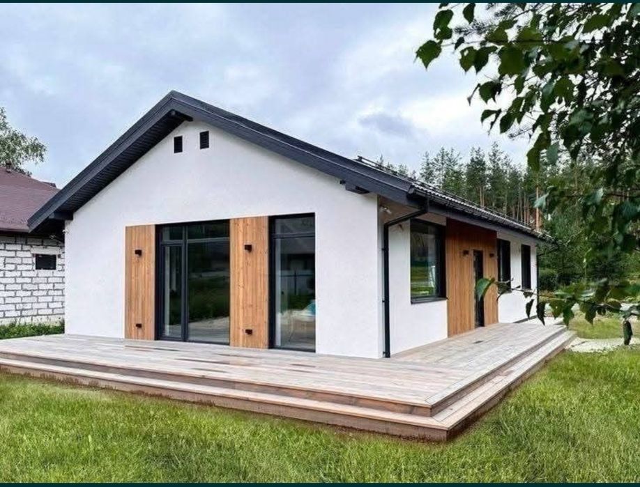 Vand case pe structura metalica si cabane