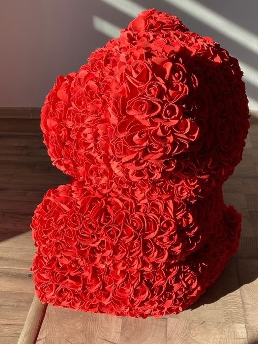 Vând ursulet mare ,din trandafiri de săpun !