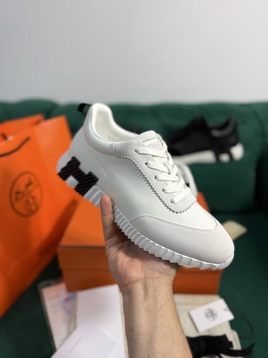 Adidasi Hermes piele naturala 100% Full Box colectie noua