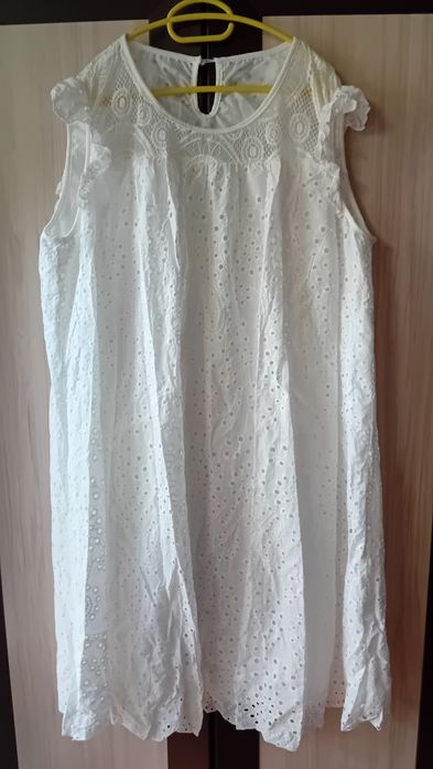 МАКСИ Лятна Бяла рокля