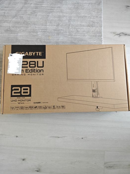 Monitor Gigabyte M28U AE 4K 144Hz USB hub