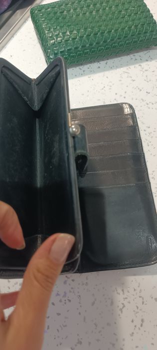 Дамско портмоне/портфейл естествена кожа Coach