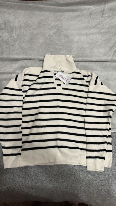 Pulover tricot crop top