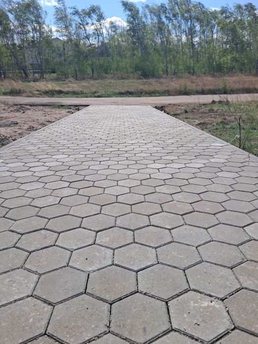 Укладка брусчатки