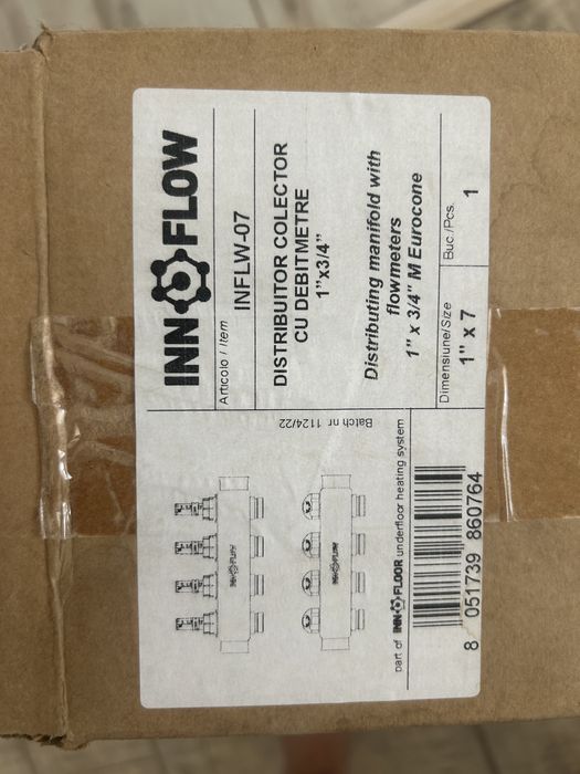 Distribuitor incalzire in pardoseala