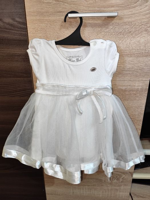 Официална рокля за момиче, размер 86