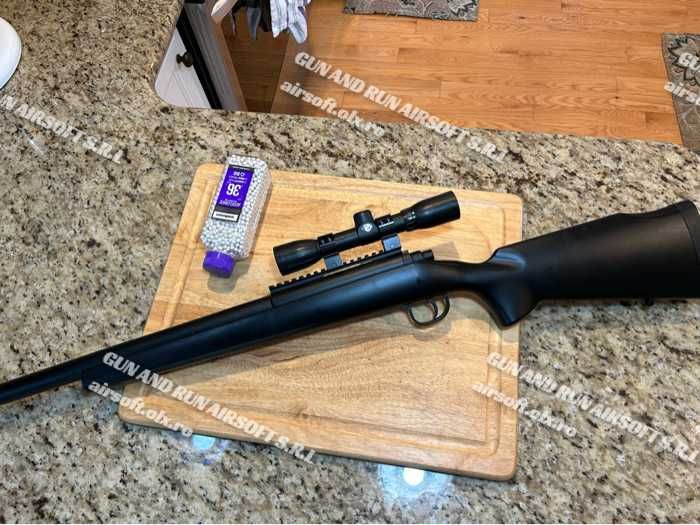 Pusca [FULL METAL] 5J++ MUNITIE !! Sniper Awp Arc Cu Luneta Pistol