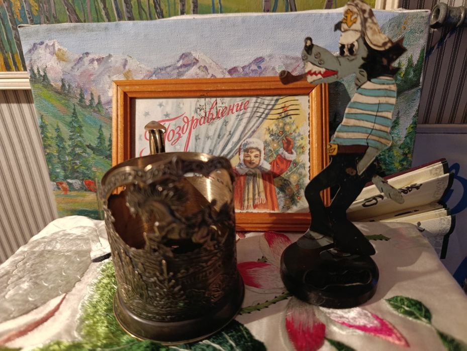 Редчайший подстаканник конёк Горбунок