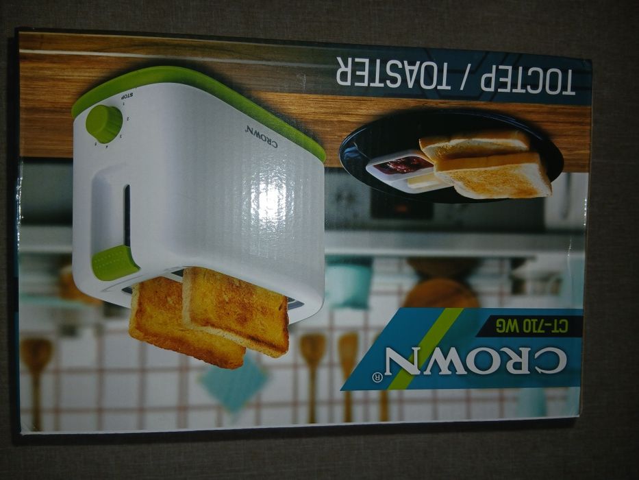 Тостер за 2 филии Crown