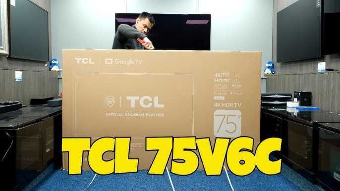 Телевизор NEW TCL 75V6C 4K Google TV голосовой +ДОСТАВКА!
