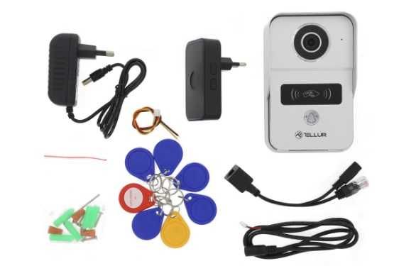Videointerfon WiFi Lan deschidere cu card si din aplicatie Tuya