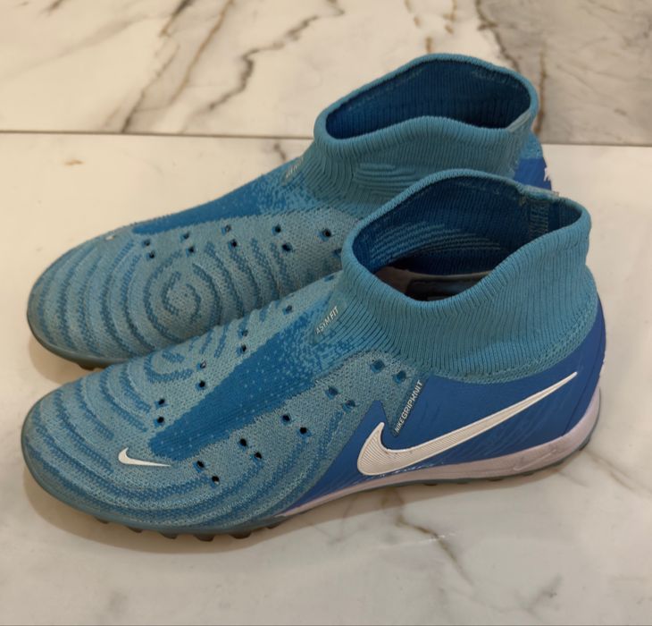 Сороконожки Nike Phantom Голубые