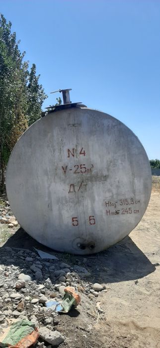 Ёмкость Цистерна Бочка бор 25тонали состоянияси яхши  4м инига 2.80