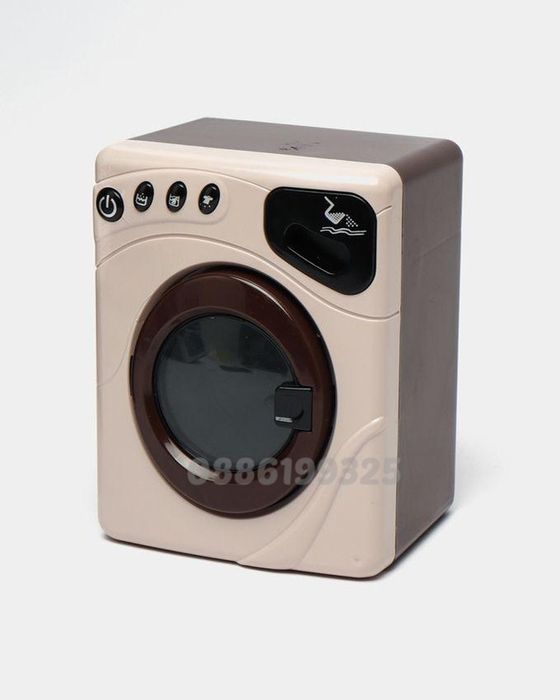 Реалистична детска Пералня със звук и светлини и кош за пране