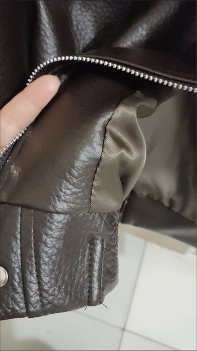 Кожаная куртка женская