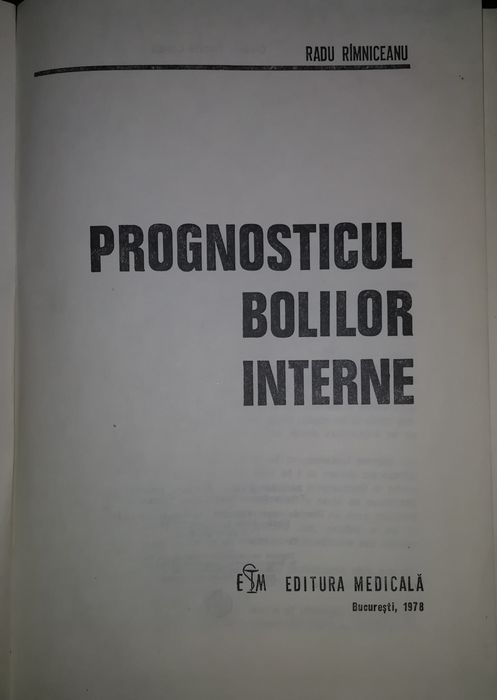 Carte, Prognosticul Bolilor Interne