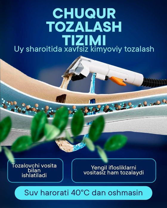 Renomax changyutgichi 600 Vt, akvafiltr, 3 ta nasadka