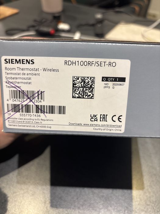 Termostat centrala wifi siemens RDH100EF SET RO