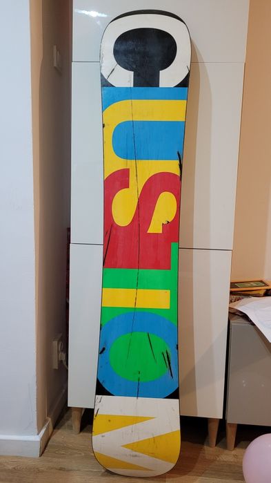 Placa snowboard burton Custom Channel 162 + legături Burton Custom EST