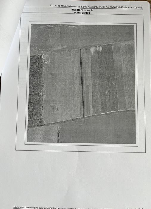 Teren Oșorhei in spate la Parcul Industrial,  lângă Centura Oșorhei