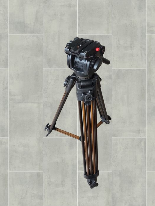 Manfrotto 525MVB + 501HDV trepied video profesional cu cap fluid