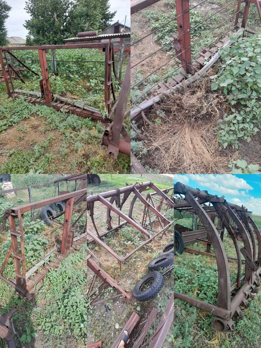 Мтз-80 с Куном и с прицепом косилка