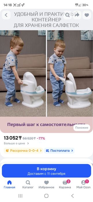 Горшок унитаз со звуком