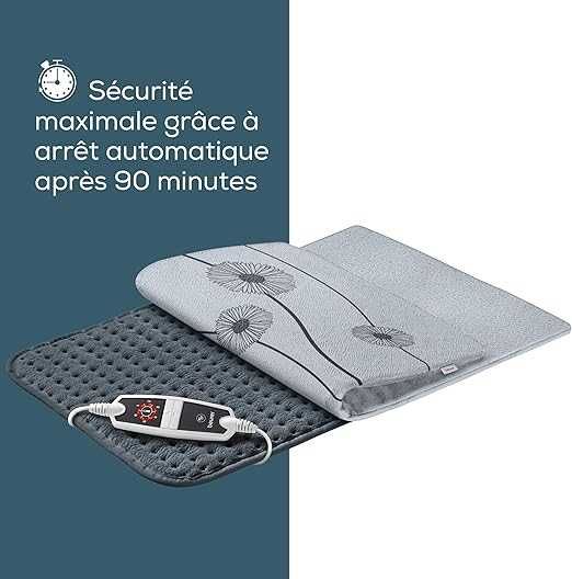 Термоподложка Beurer HK 125 Cosy Heat Pad Размер 60x40 cm. , сива