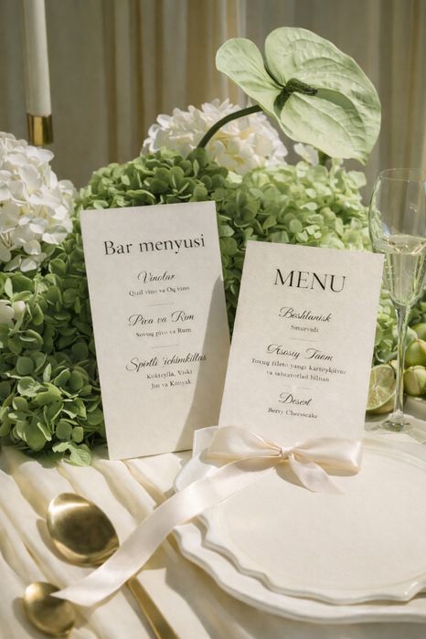 To’y Taklifnomalari | Dizayn + Chop etish | Toshkent