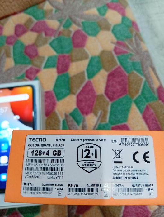 Продам андроид техно Спарк про 9