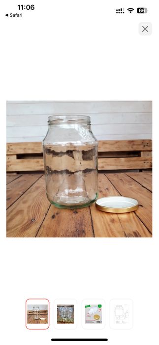 Банки с резьбой и крышками