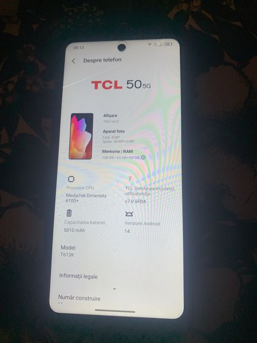 Tcl 50 5G de vanzare