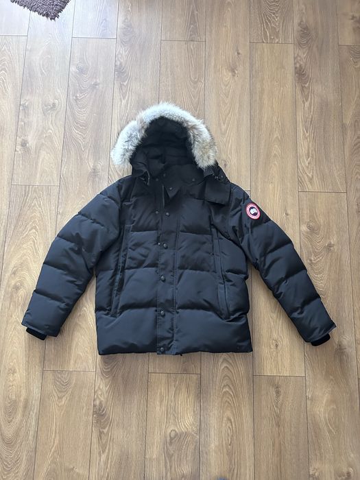 Geacă puffer Canada Goose (cu glugă și blană detașabilă) – Mărimea L