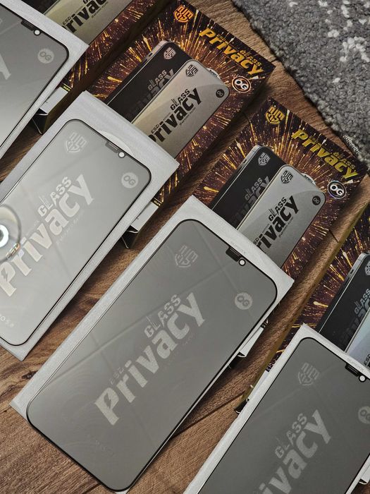 Folie Sticla Privacy Iphone 11/12/13/14/15/16/Pro/Max/Plus/