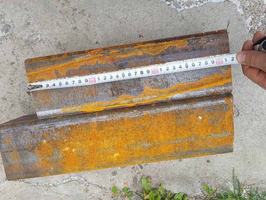 Teava rectangulara 10/10 cm grosime 0,5 mm. Lungime 39cm 30.18cm