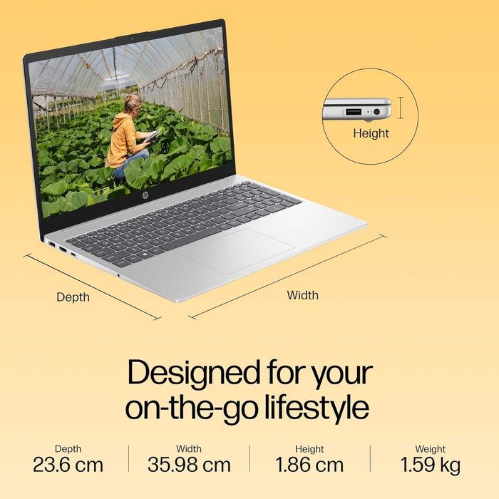 HP 15 FHD  AMD Ryzen 7 5825U, 8GB DDR4, 512GB SSD