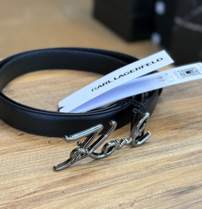 Дамски колан Karl Lagerfeld gold / silver