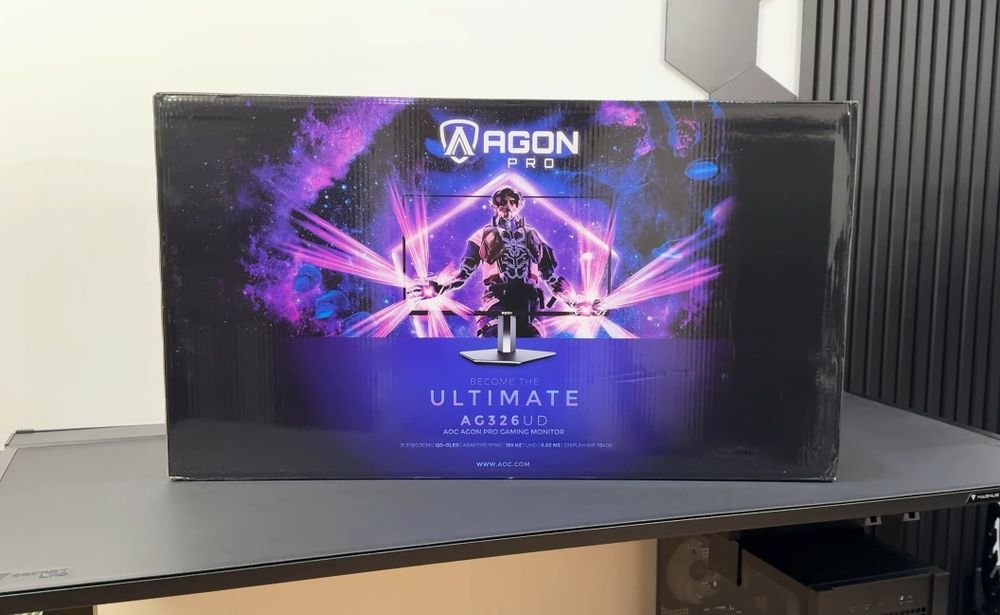 монитор 31.5 4К qd-oled 165 Hz, AOC AGON PRO AG326UD като нов