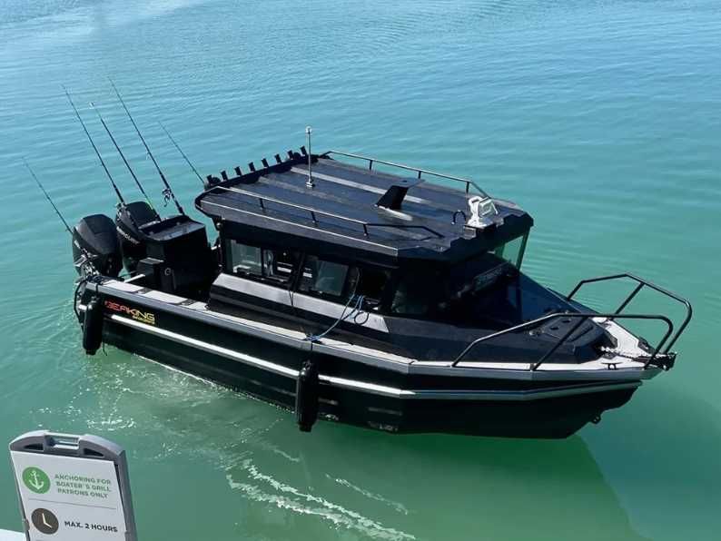Barcă aluminiu cabină 7.5m - Motor 300-350CP