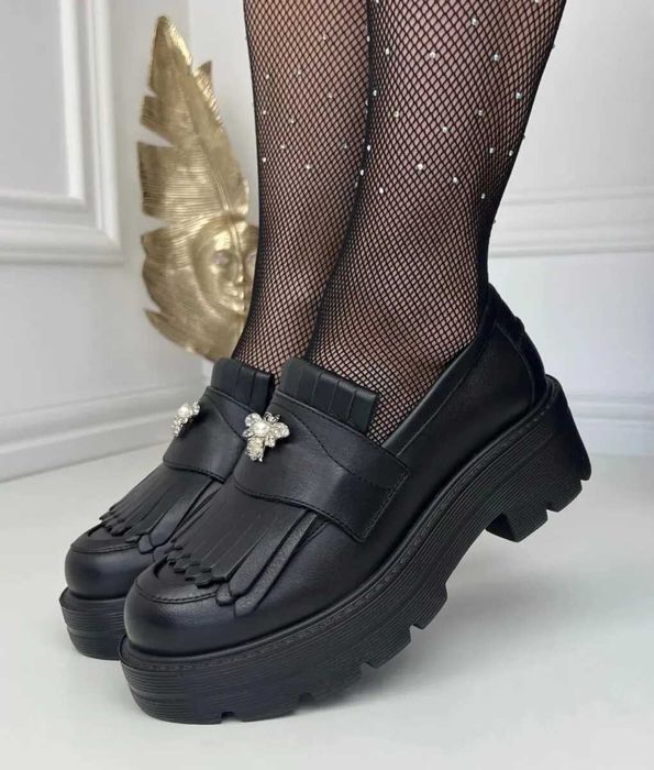 Mocasini dama culoare negru