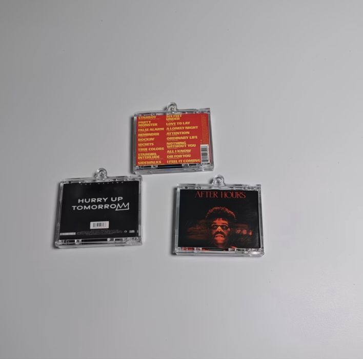 Мини ретро CD, The weeknd брелок