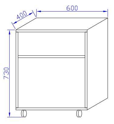 Vand mobila dormitor: sifonier, corpuri de biblioteca, rollbox